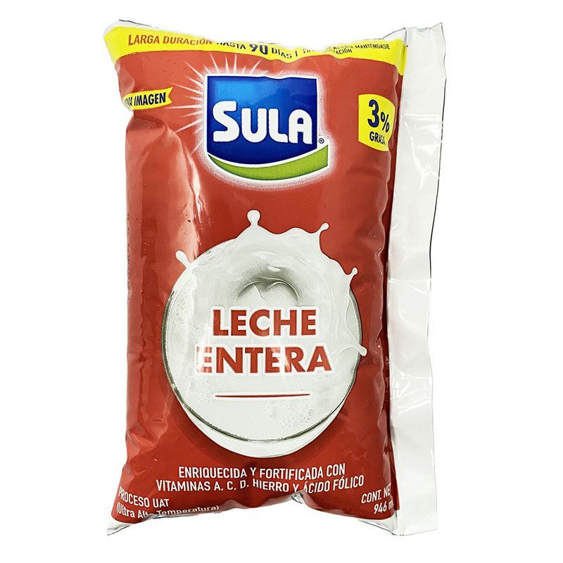 Leche Entera Sula Bolsa 946ml