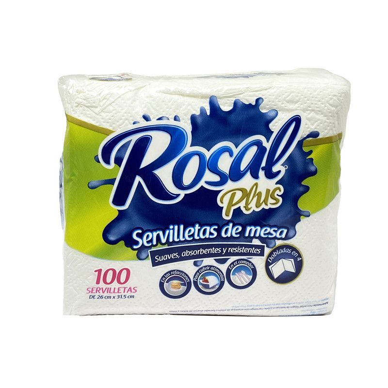 Servilleta Rosal 100und