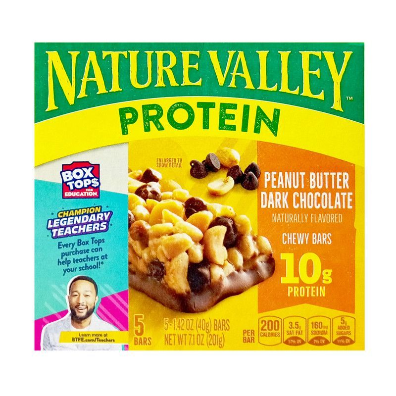 Nvalley Bar Ptnut/chocol 201gr