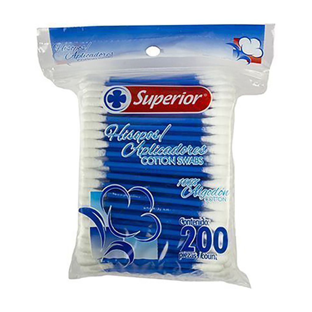 Hisopos Colores X 200 Unid  Bo