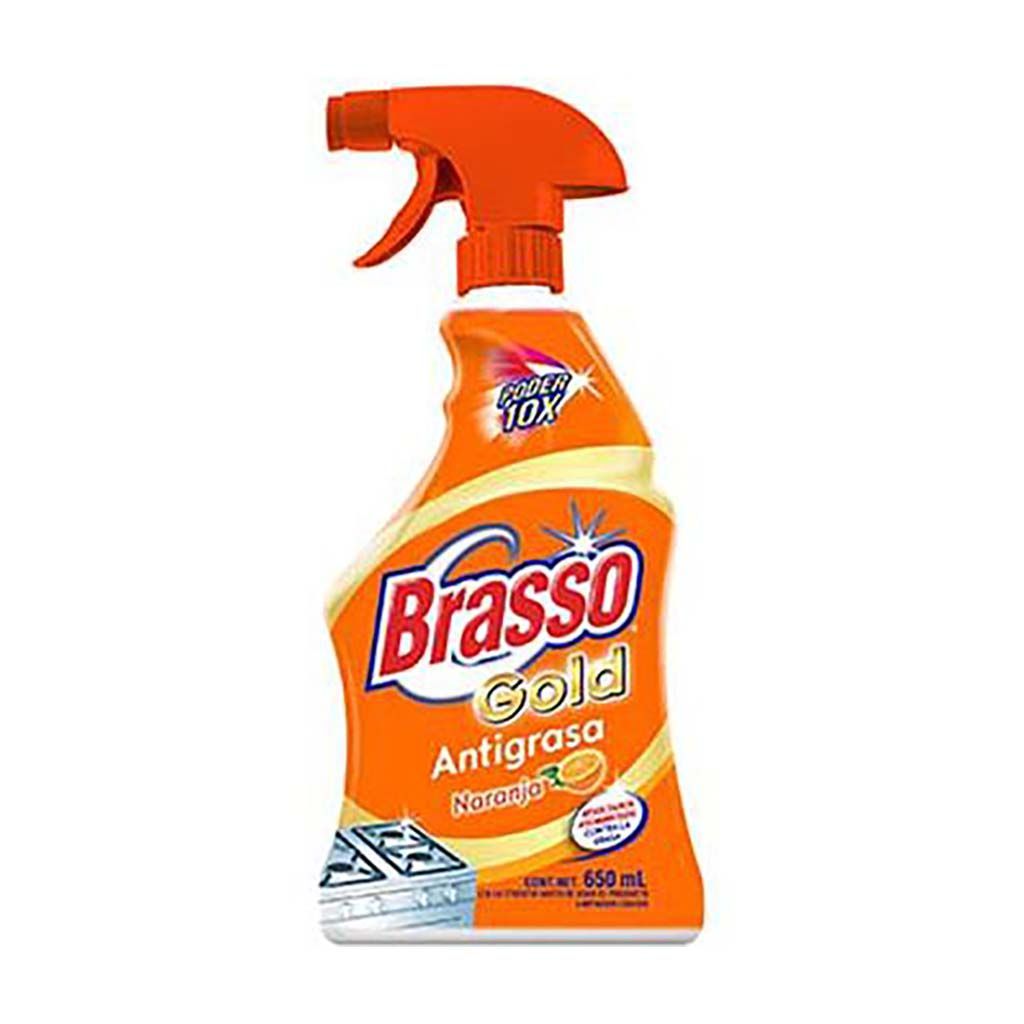 Brasso Antigrasa Naranja 650ml