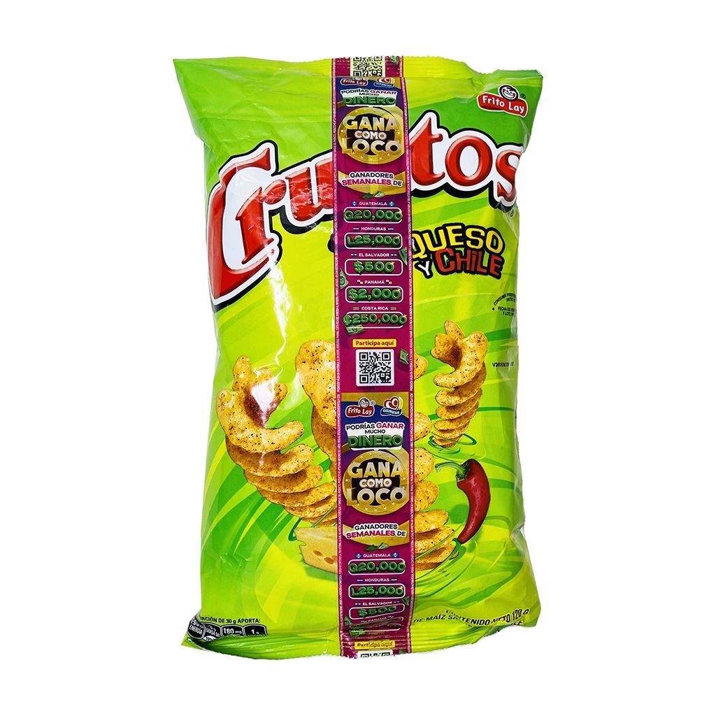 Crujitos Queso Y Chile 120gr