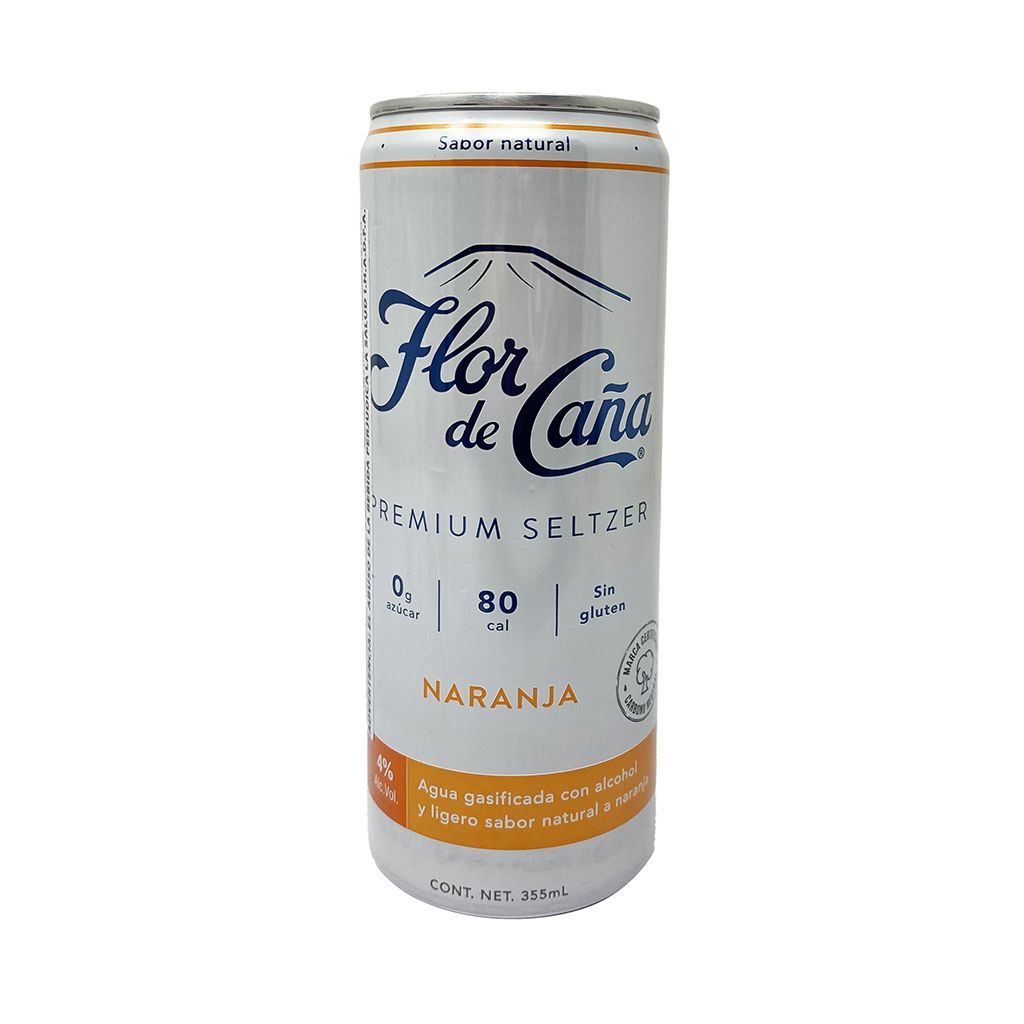 Flor D/caña Seltzer Naran355m