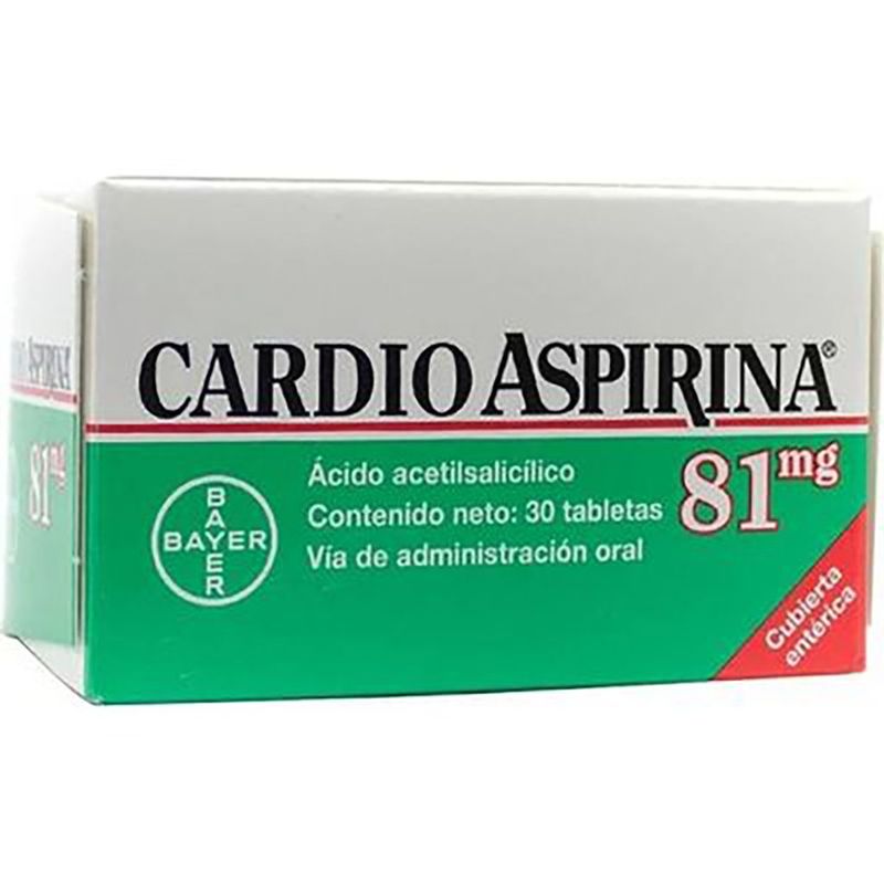 Cardioaspirina 81 Mg Tab X 30