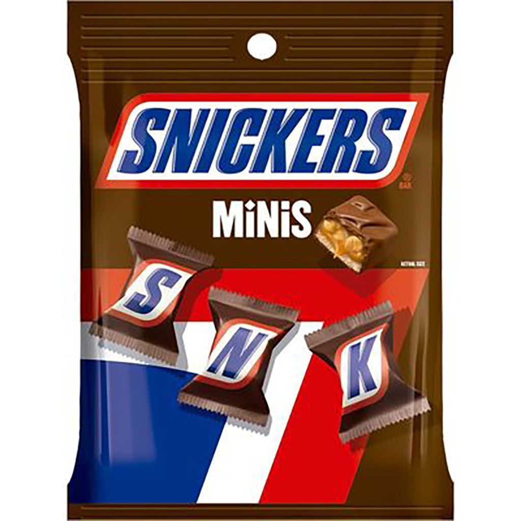 Mini Chocolate Snickers124.7g