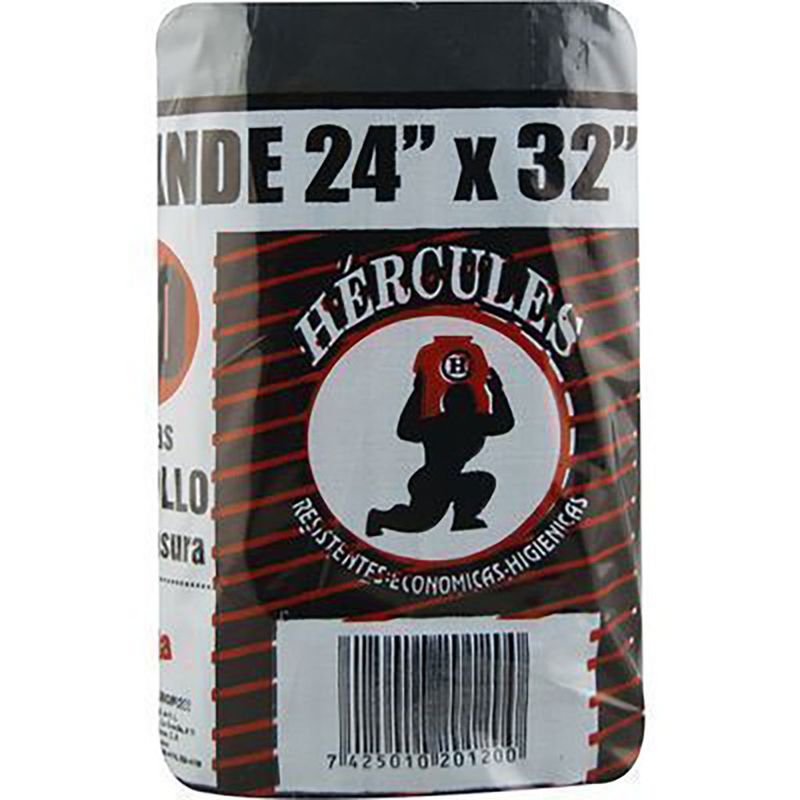 Bolsa Hercules Rollo 50u Negr