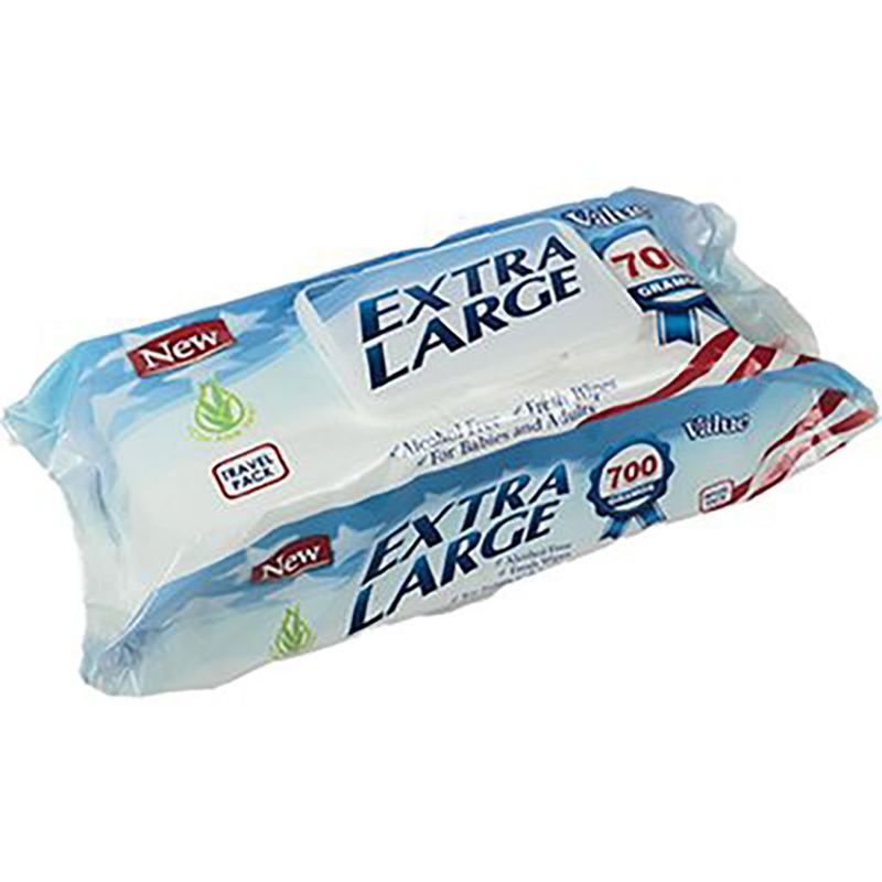 Extra Large Toallitas 80unds