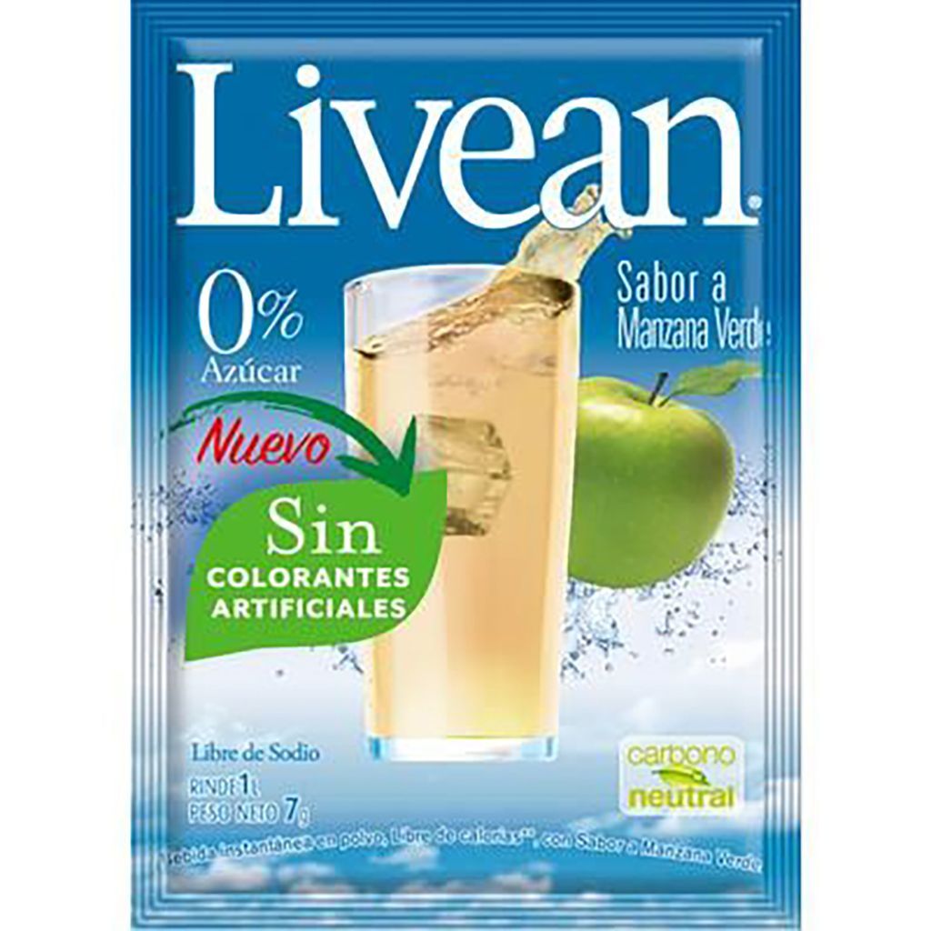 Bebida Livean Manzana 7gr