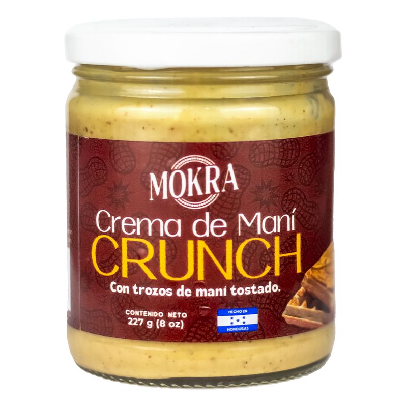 Crema De Mani Crunch Mokra 8oz