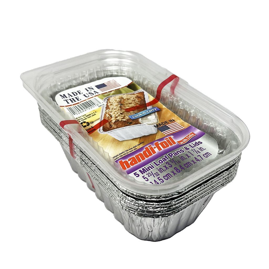 Minloaf Pan Wlid Handifoil 5ct