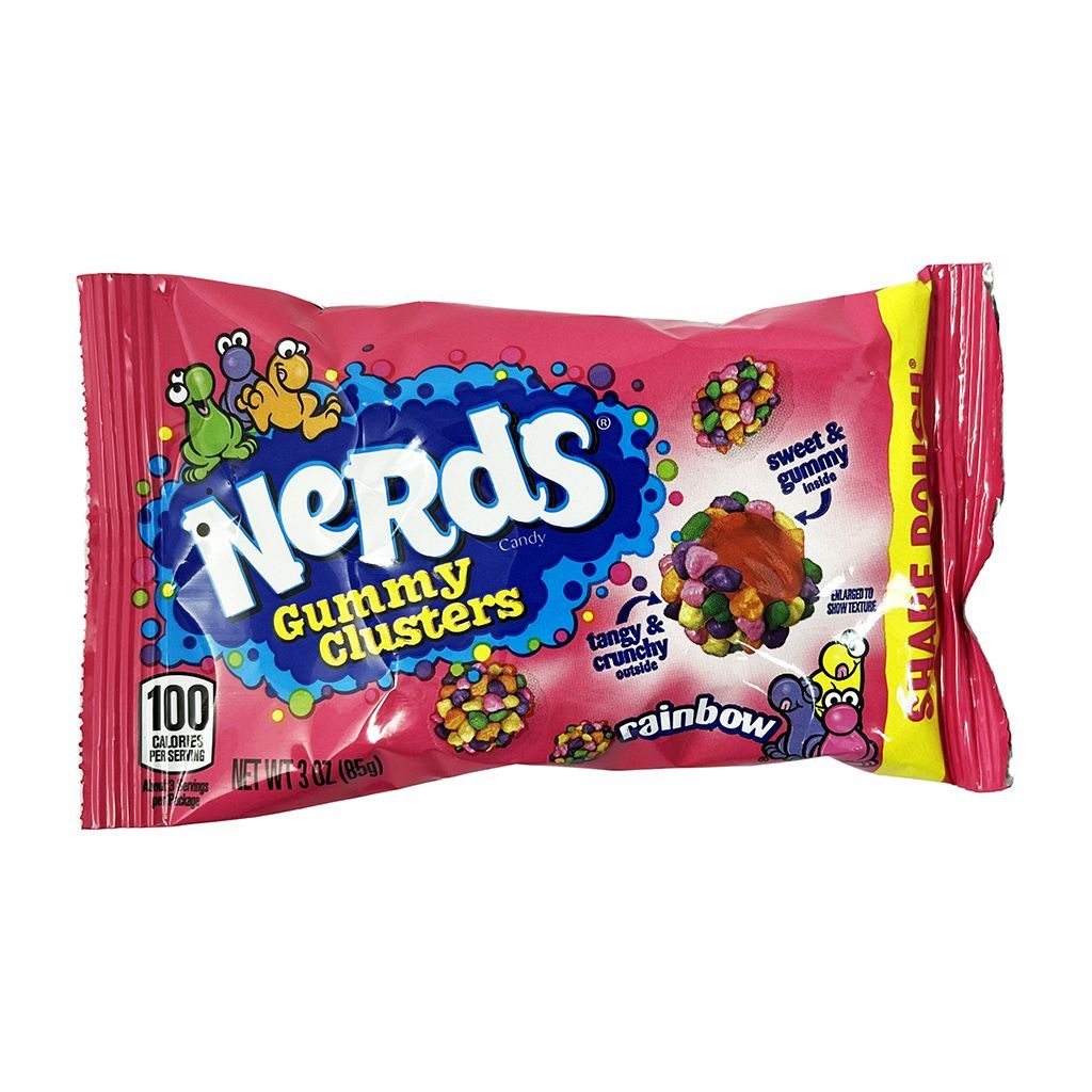 Candy Nerds Clusters Rainb 3oz