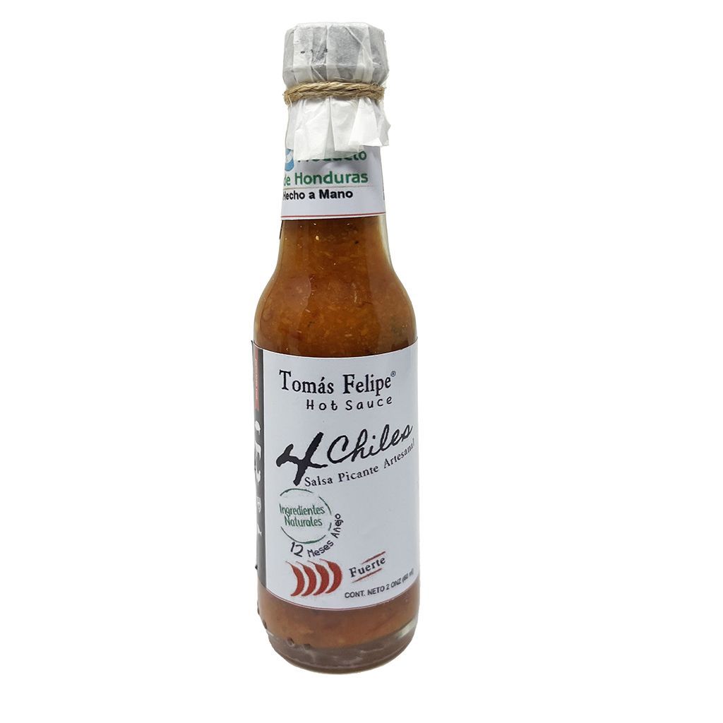 Salsa Picante 4 Chiles 60 Ml
