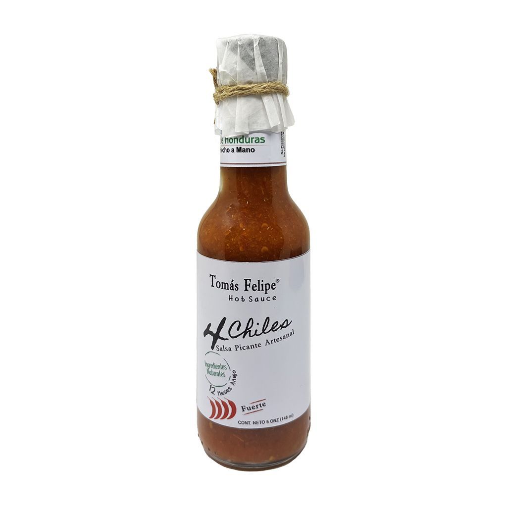 Salsa Picante 4 Chiles 148 Ml
