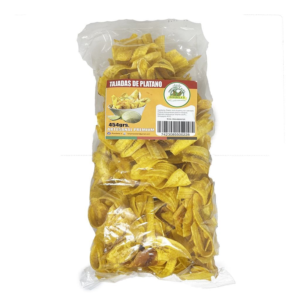 Tajadiras De Platano 454gr