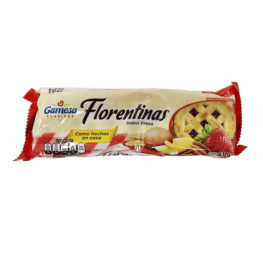 Galleta Florentina Fresa 83gr