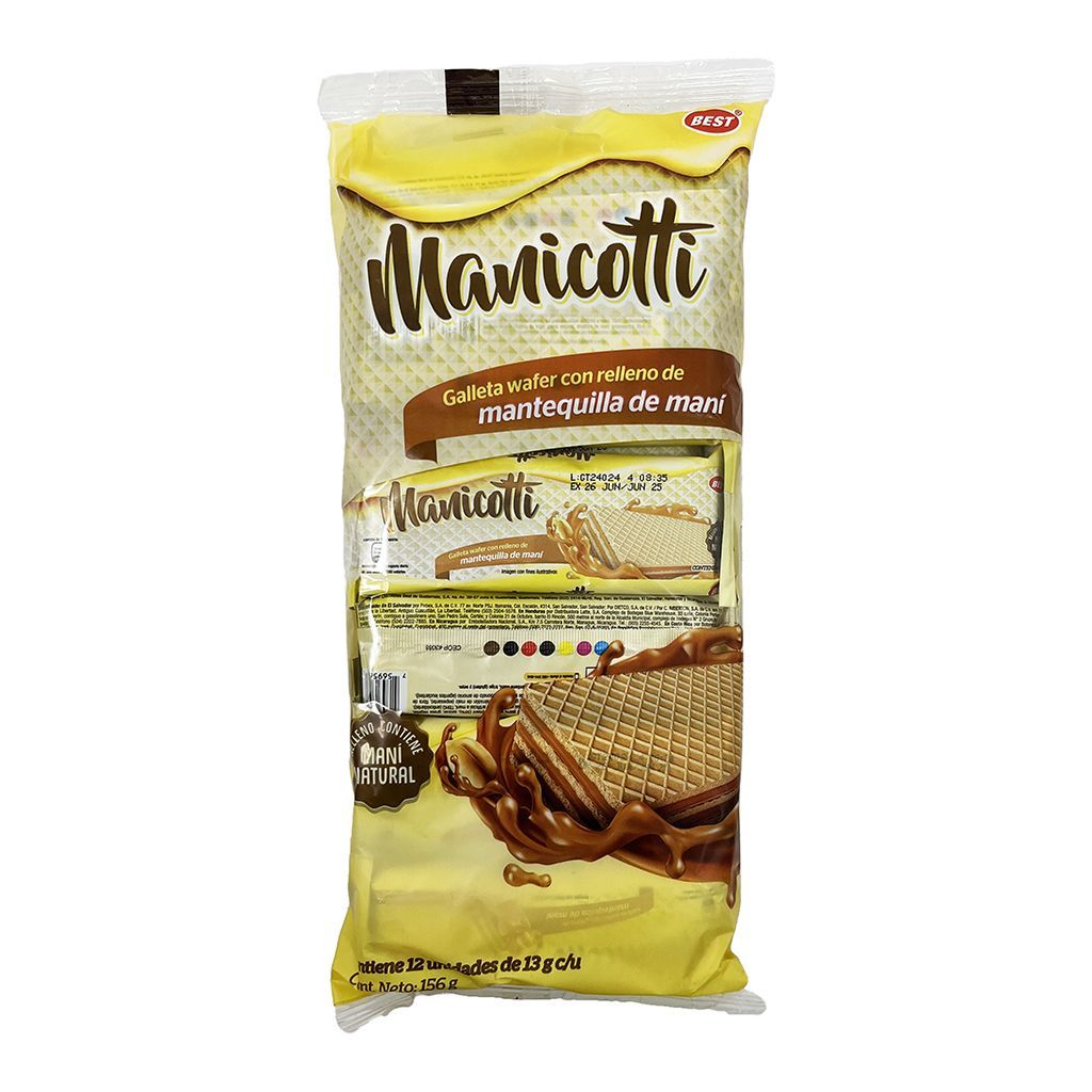 Galleta Manicotti 156gr