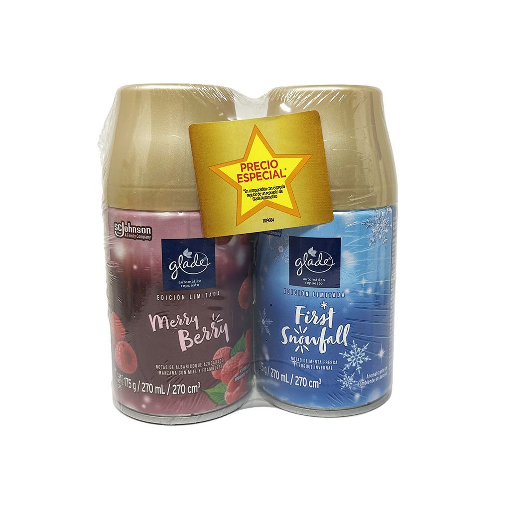 Glade Ar Snow Y Merry 2p 350gr