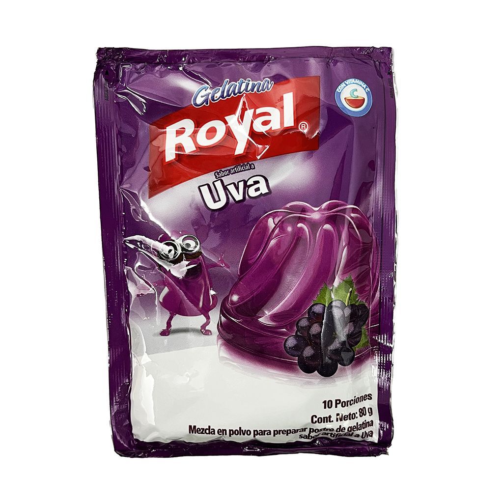 Gelatina Royal Uva 80g