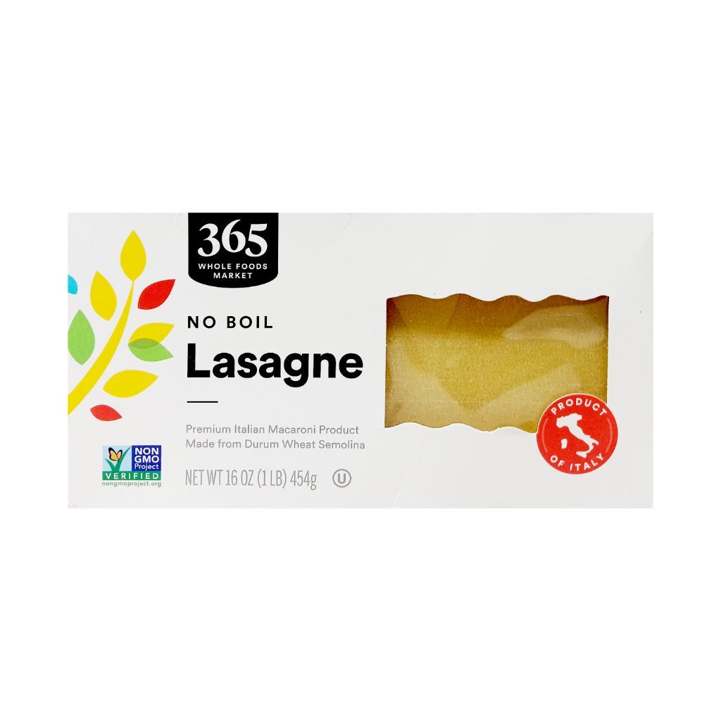 Lasagne 365 Whole Foods 16 Oz