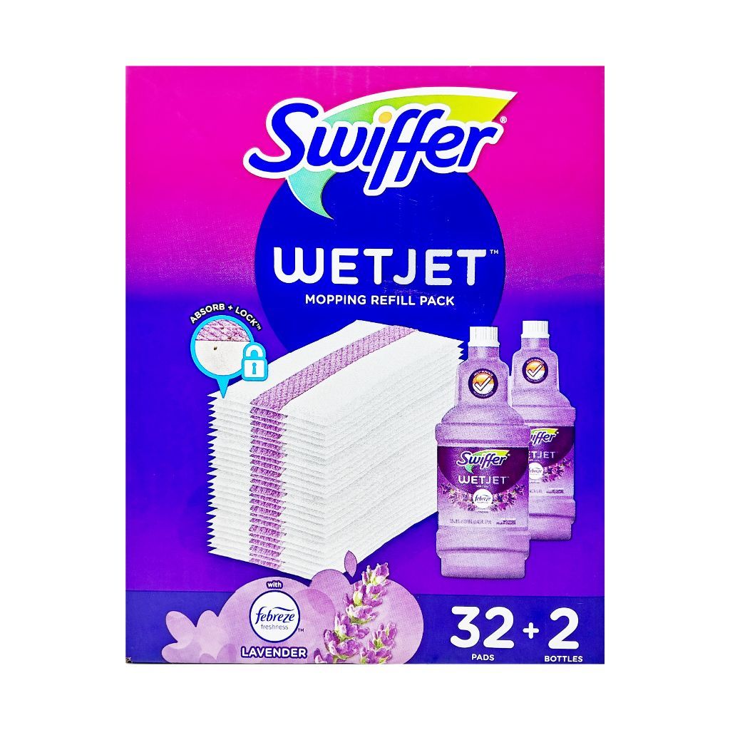 Wetjet Lavender Swiffer 32 Ct