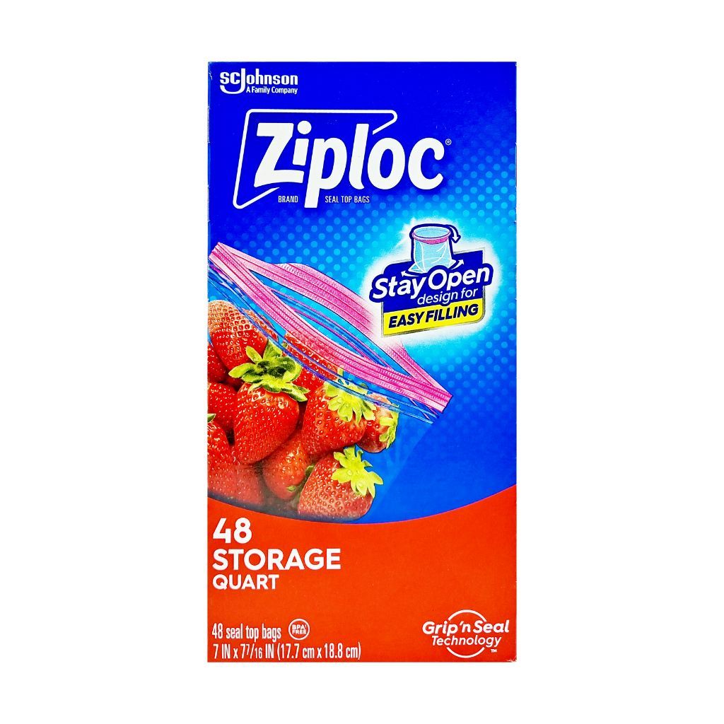 Ziplc Storage Qt V.p. 50 Ct