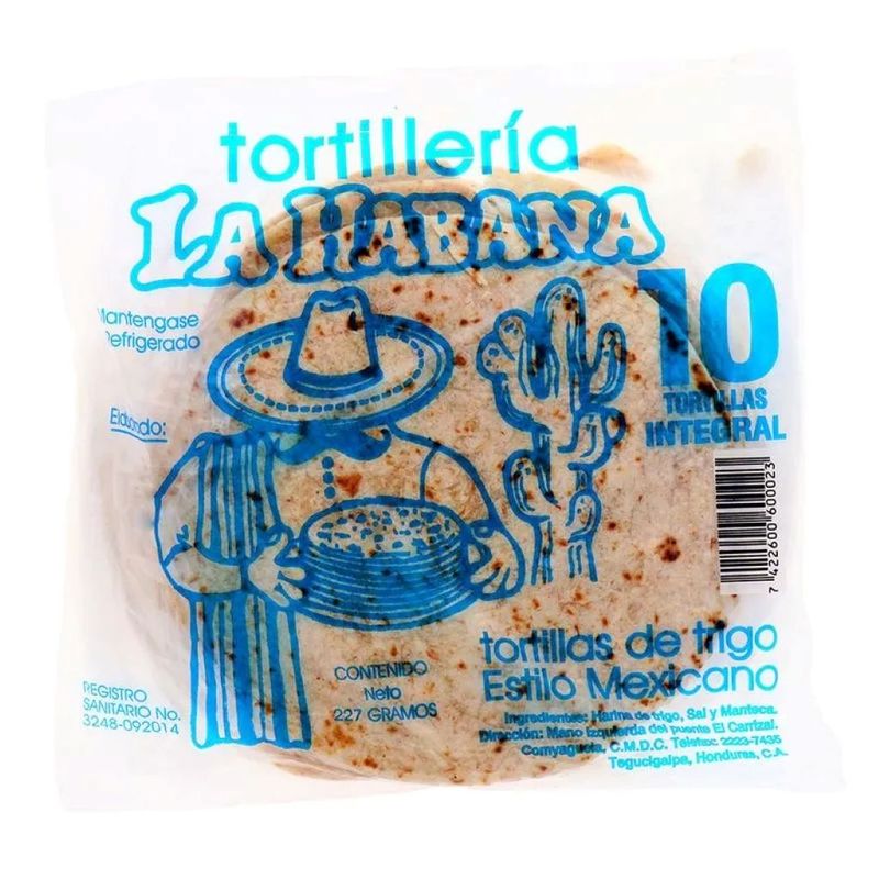 Tortilla La Haban Integral 10
