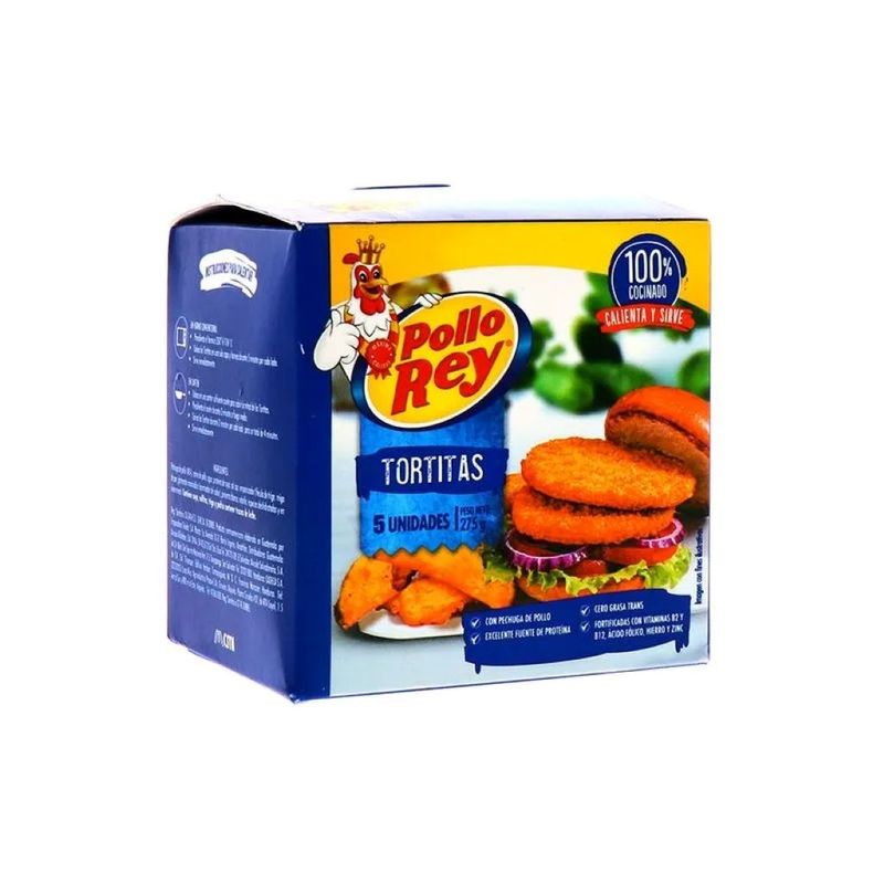 Tortitas Pollo Rey 5u