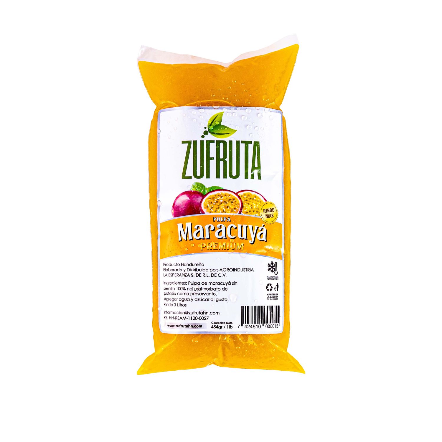 Pulpa Concent Maracuya 454g