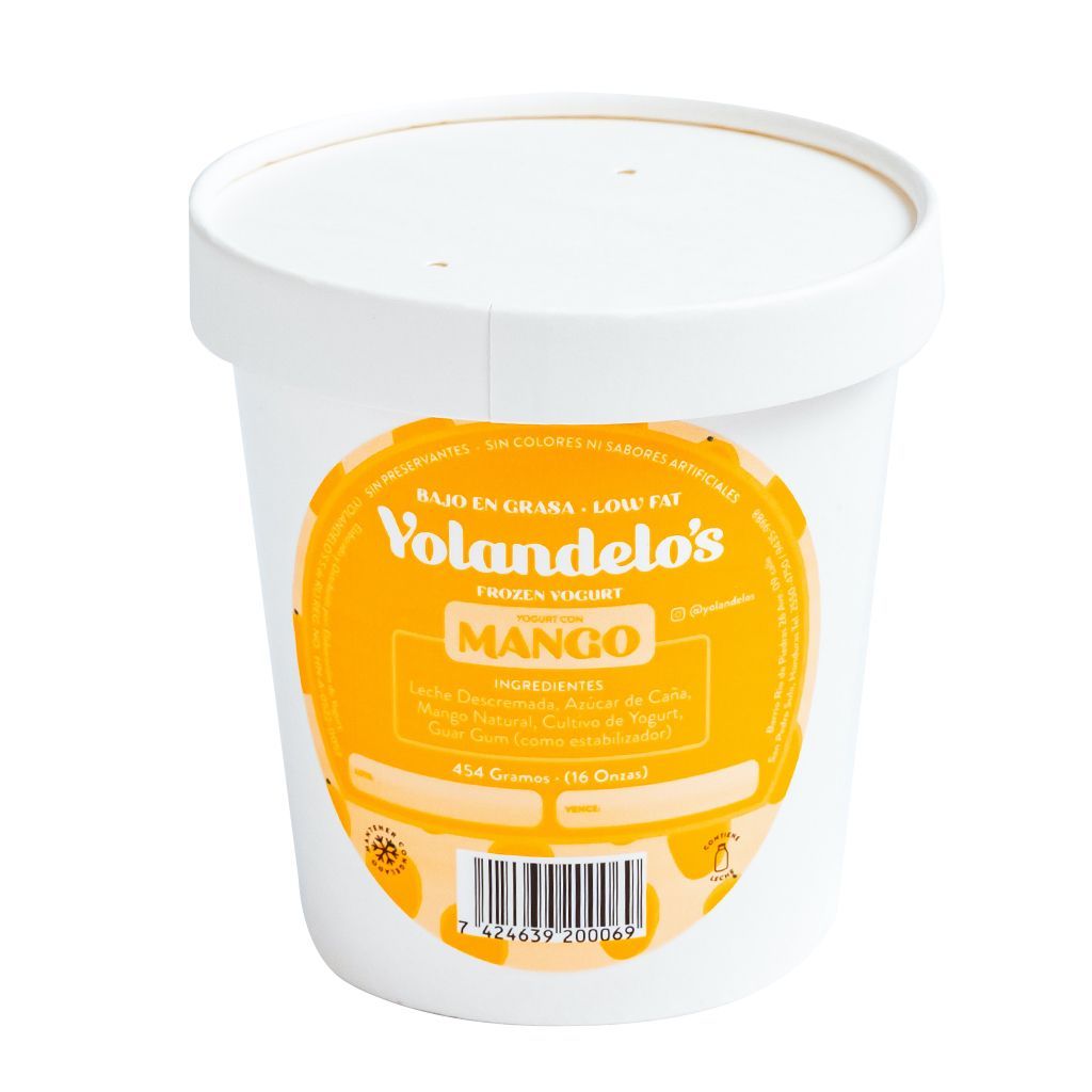 Yogurt Congelado Mango 16 Oz