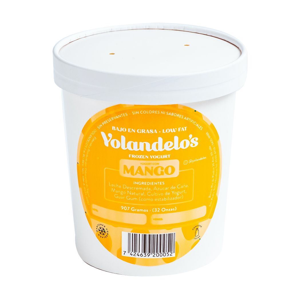 Yogurt Congelado Mango 32 Oz