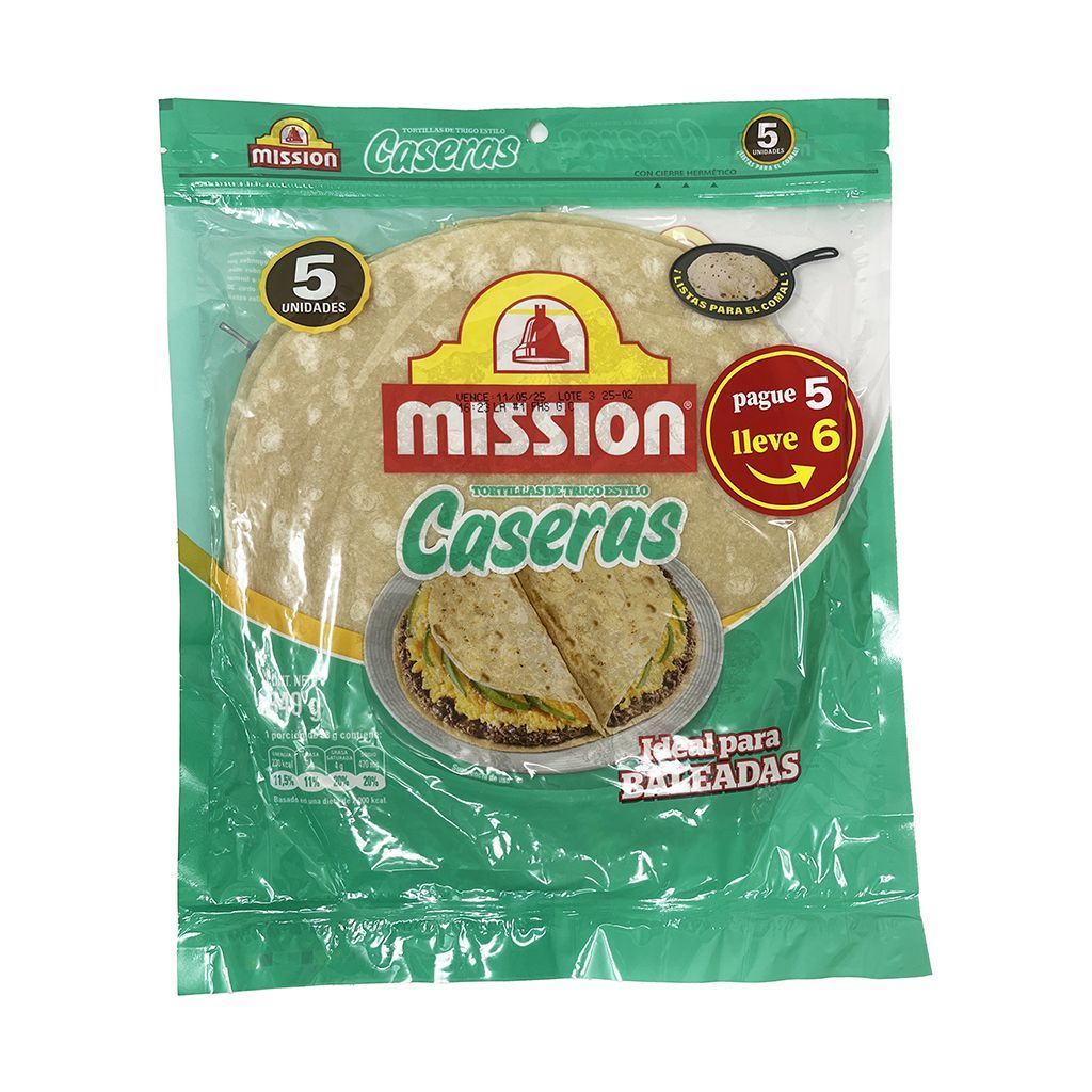 Mission Tortilla Caseras 340gr