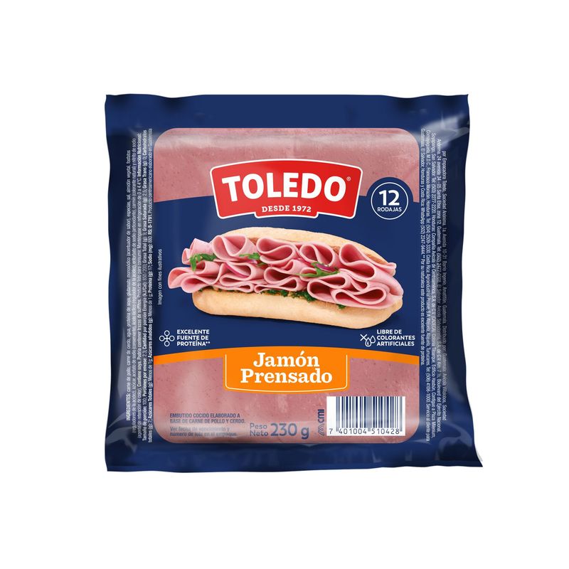Jamon Prensado 200g Toledo