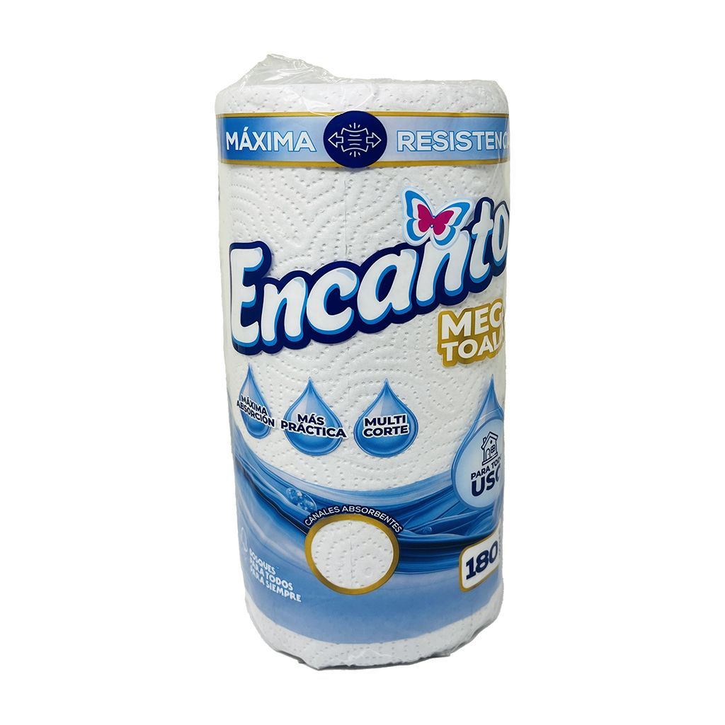 Papel Toalla Encanto 1rll 180h