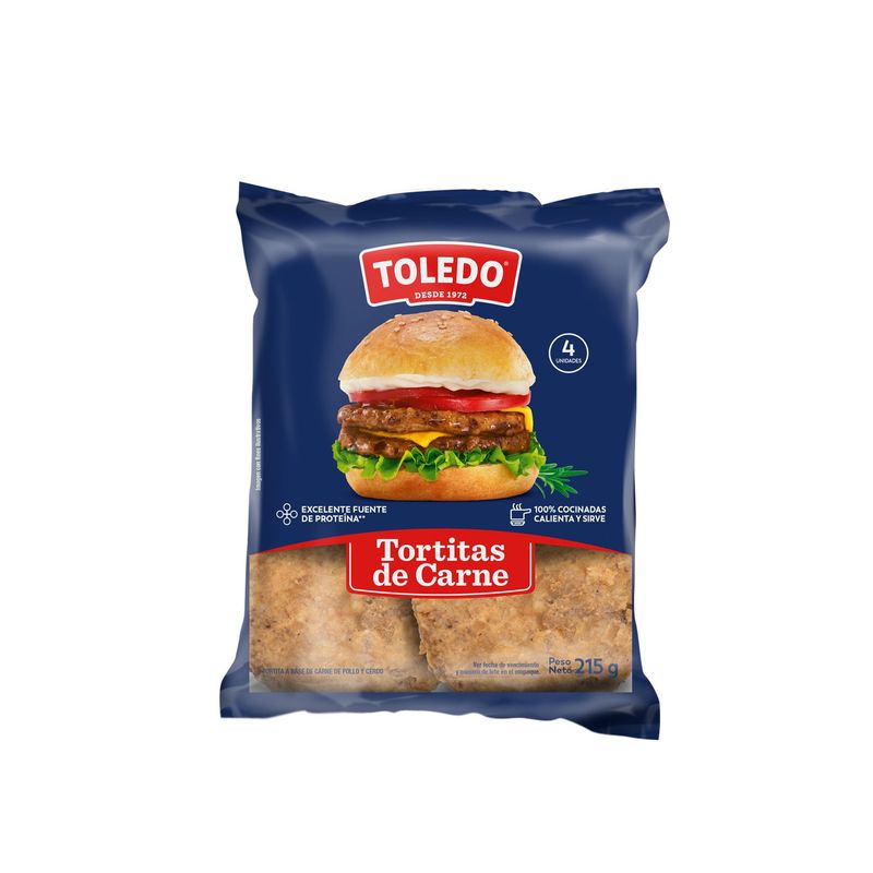 Tortita De Carne Toledo 215 Gr