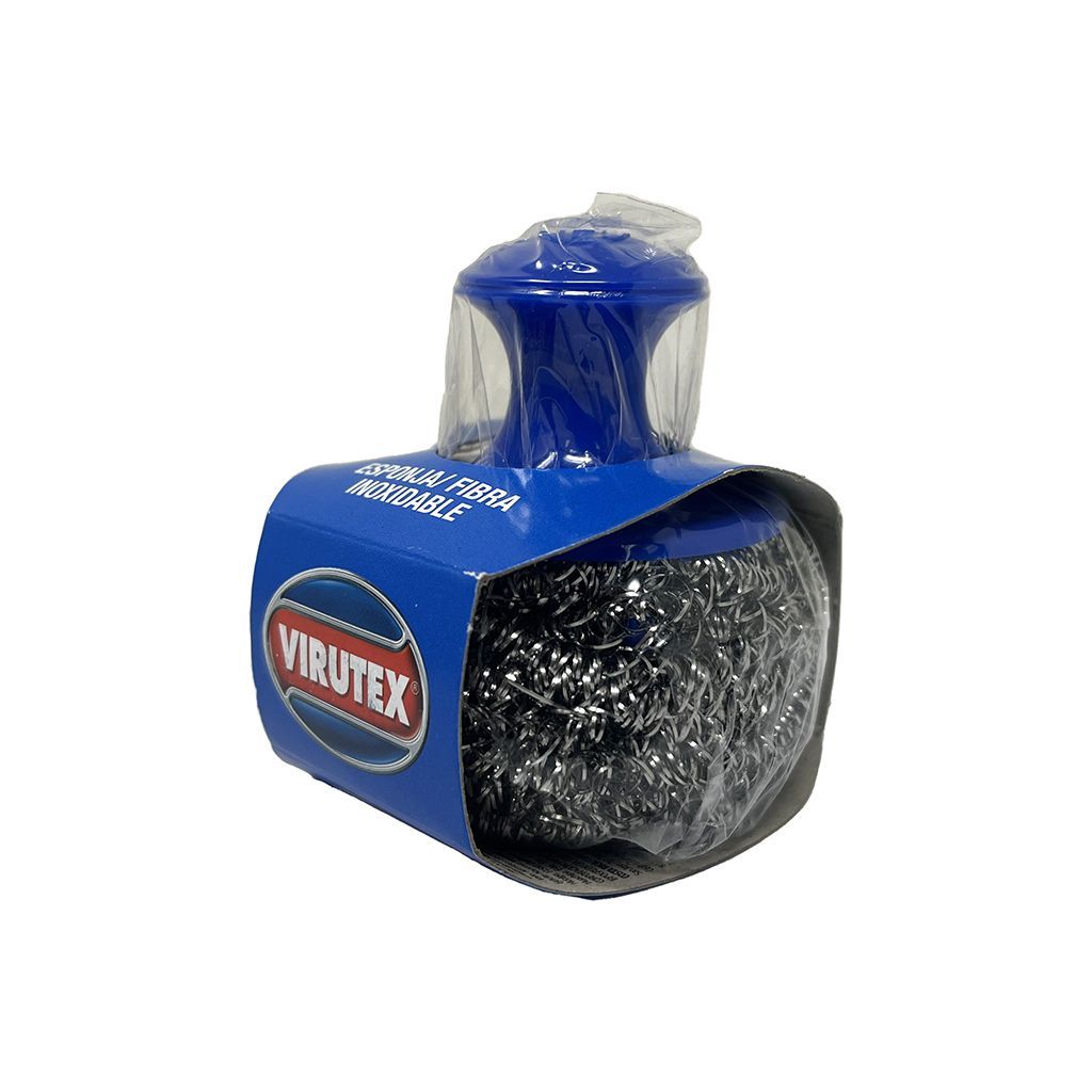 Virutex Esponja Inox C/mang 1u