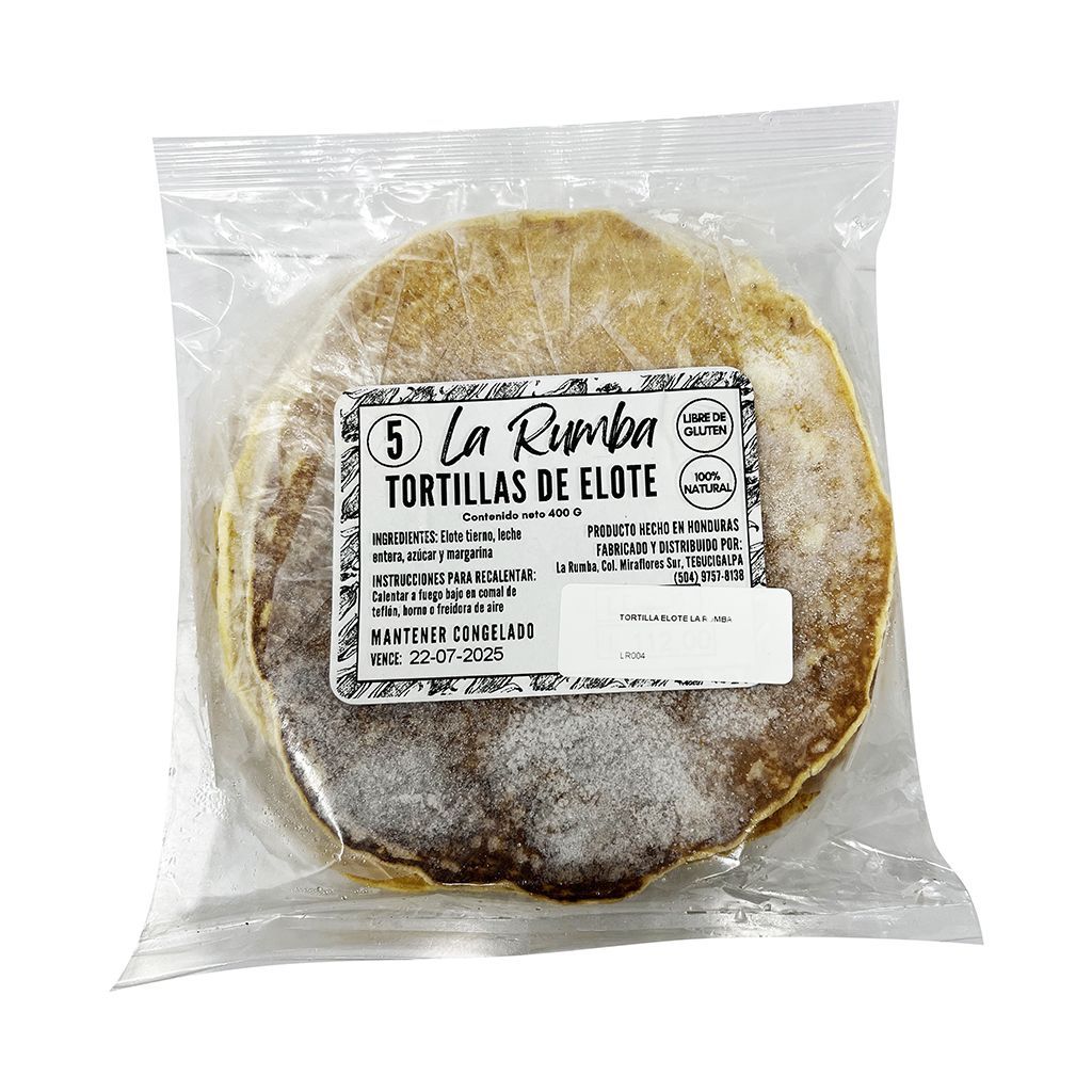 Tortilla Elote La Rumba 5u