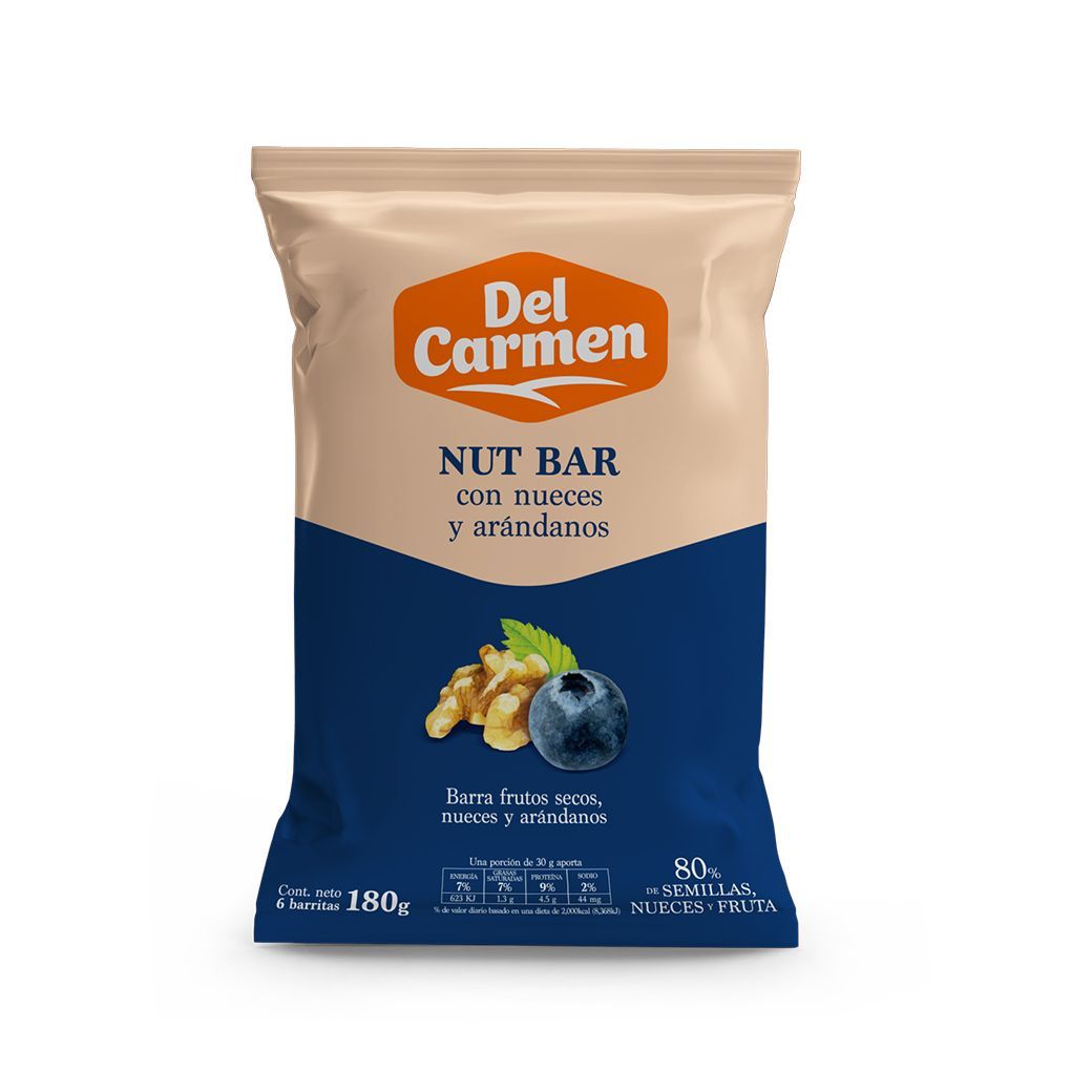 Nut Bar Barra Berries 30gr 6p