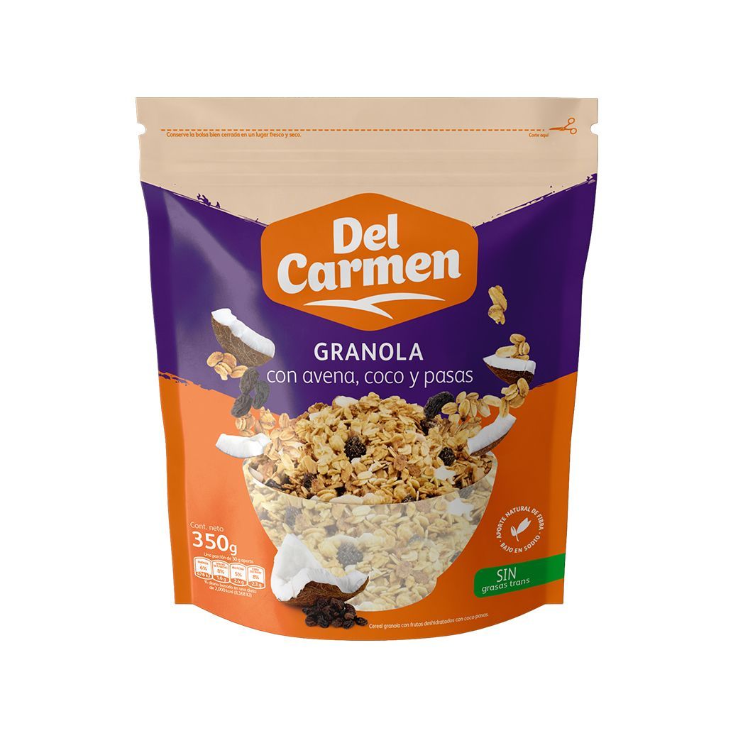 Granola D Carmen Coco/pasas350