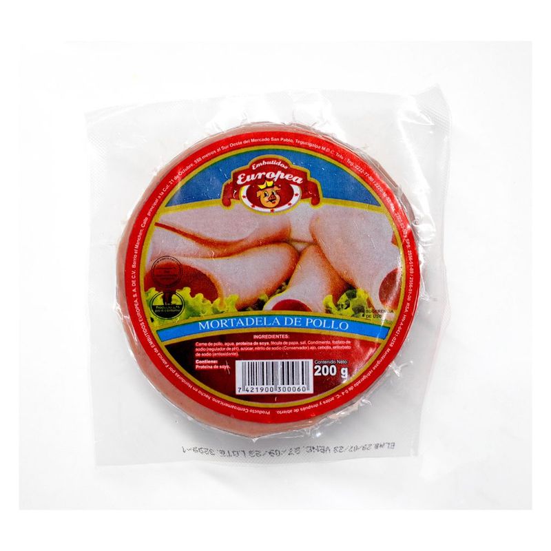 Mortadela Europea 200grs