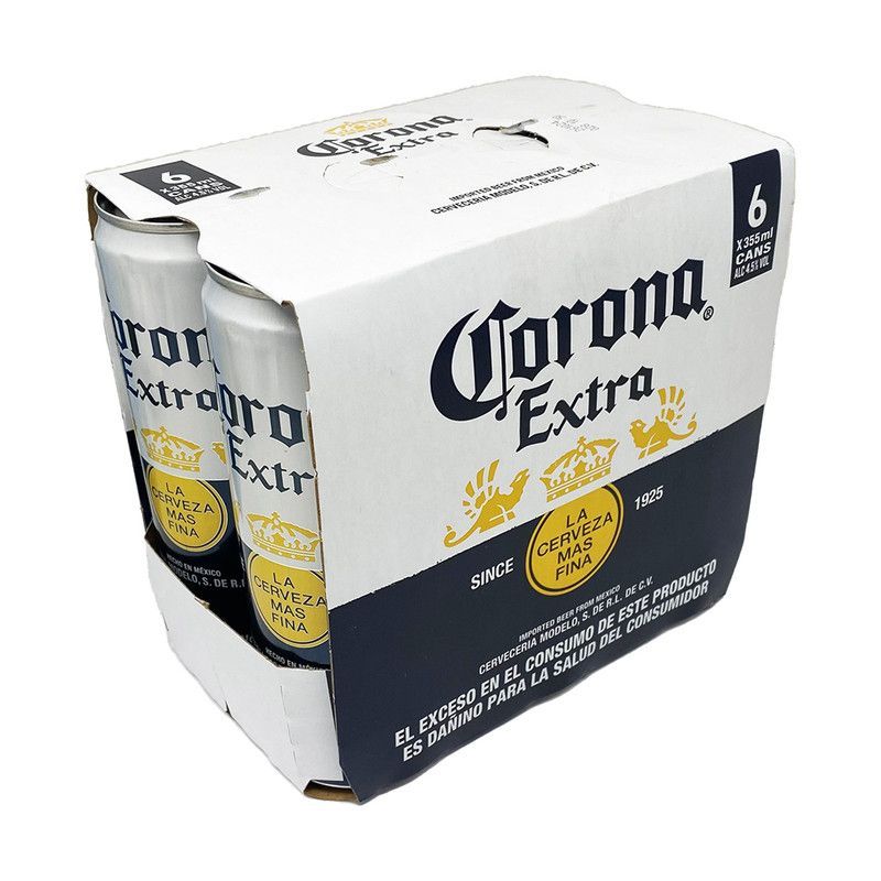Six Pack Corona Lata 12oz