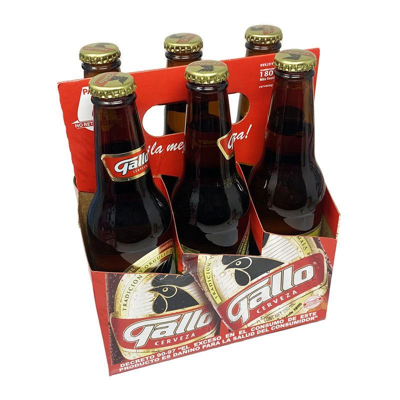 Six Pack Gallo Botella Nr 12oz