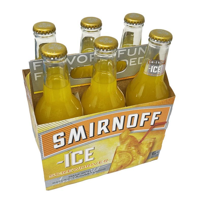 6 Pack Smirnoff Ice Scrwdriver