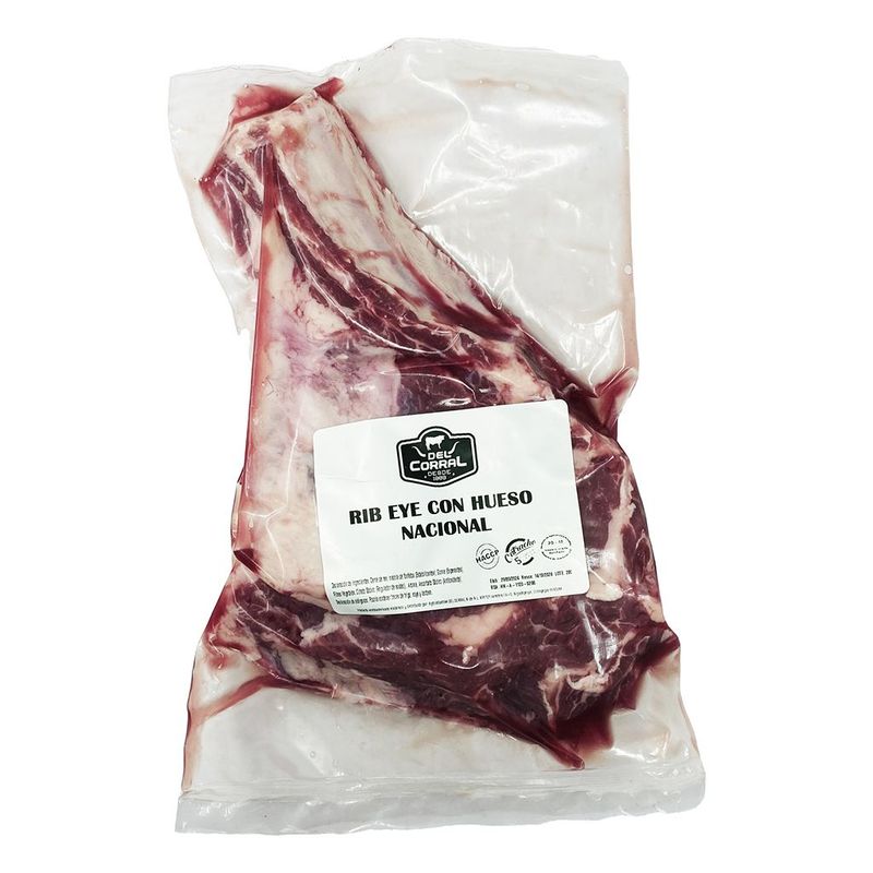 Rib Eye Con Hueso Nacional 2- 3 Libras