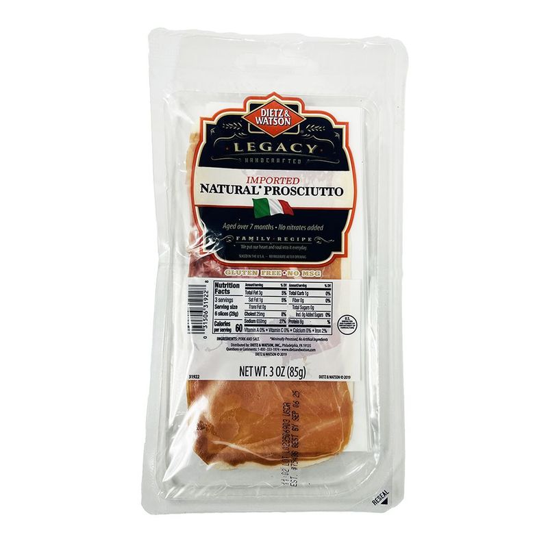Prosciutto Dietz Watson 3 Oz