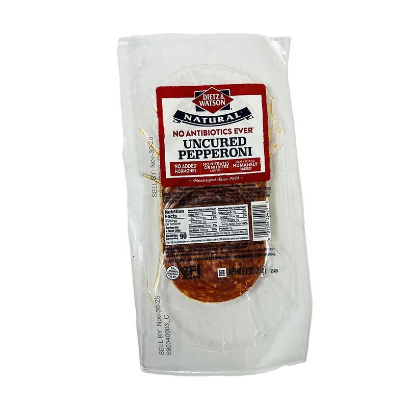 Sliced Peperoni Dietz 3 Oz