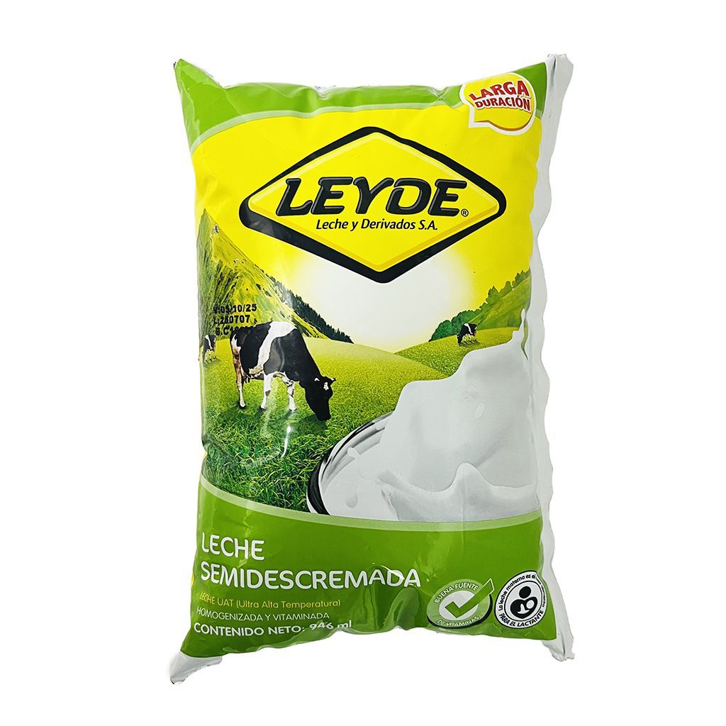 Leche Semidescremada Bol 900ml