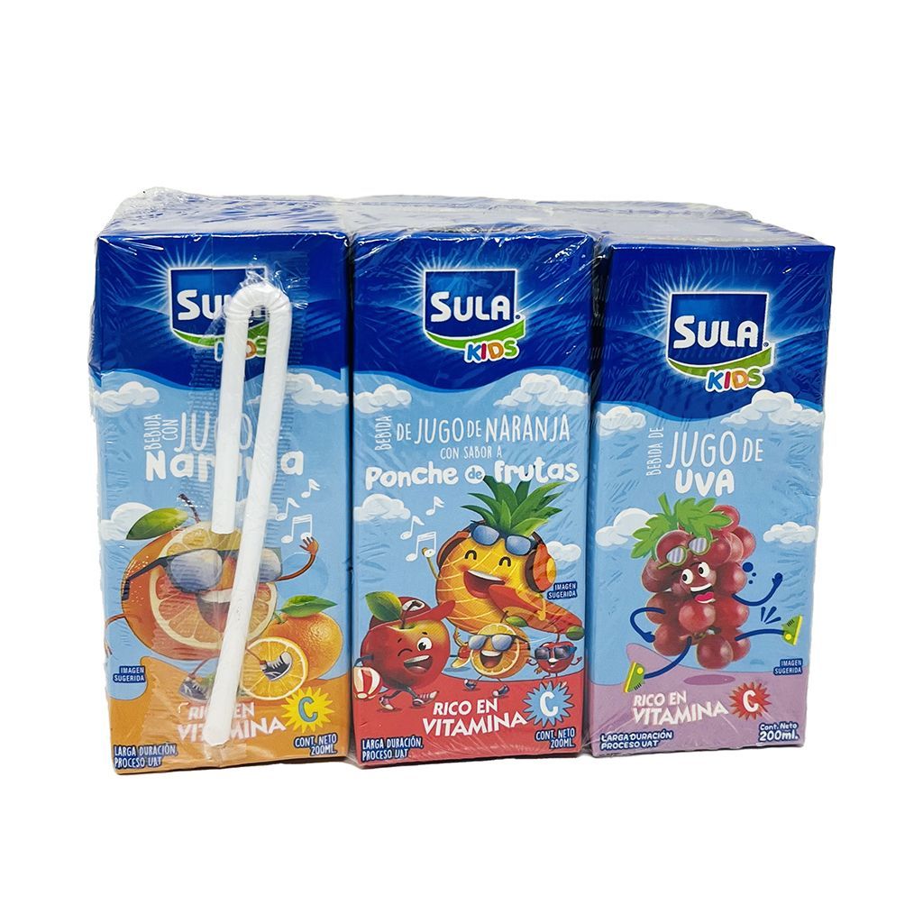 6pack Jugo Sula Kids
