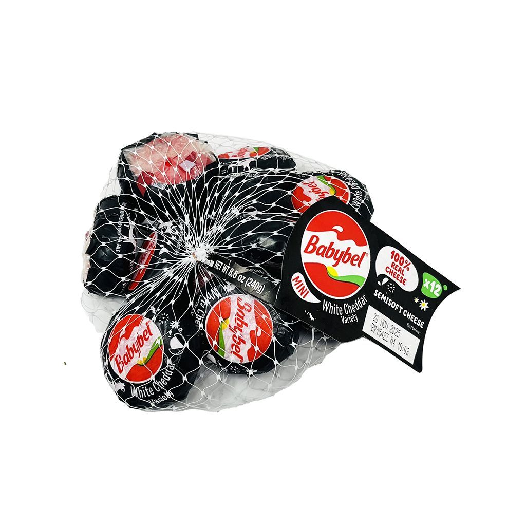 Queso Cheddar Babybel 8.5z 12u