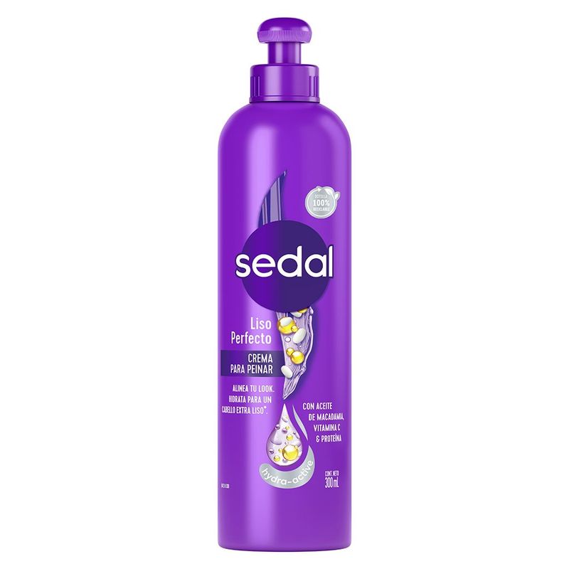 Crema P/peinar Sedal Liso300ml
