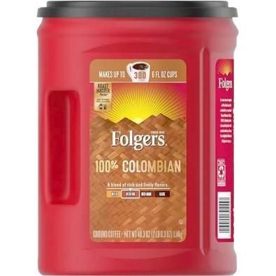 Cafe Folgers Colombiano 40.3z